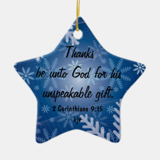 Thanks Be to God Ceramic Tree Decoration