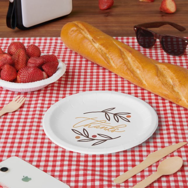 Thanks Berry Much Paper Plate (Picnic)