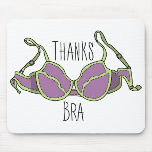 Thanks Bra Mouse Mat