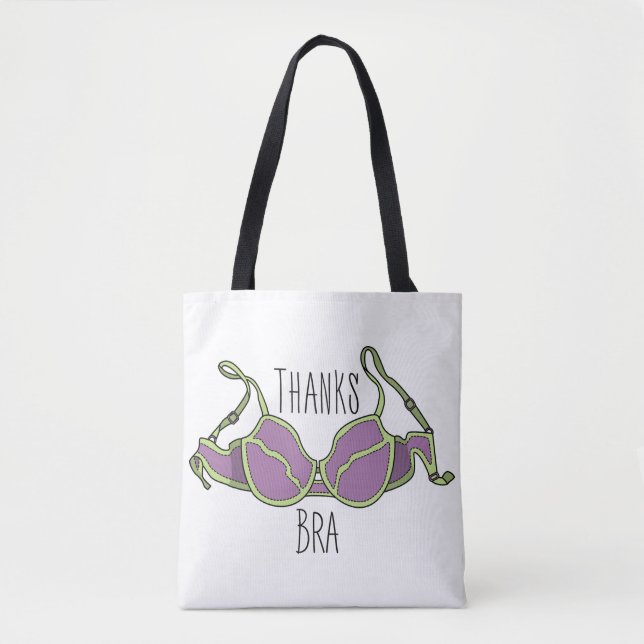Thanks Bra Tote Bag (Front)