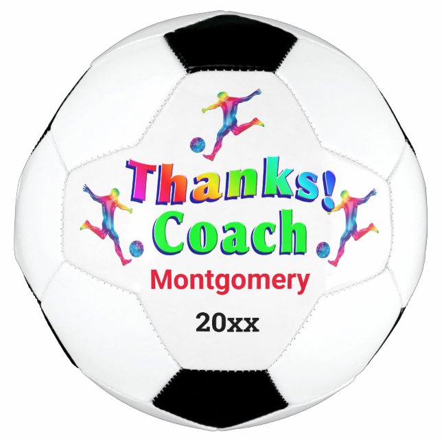 Thanks Coach Keepsake Football (Front)