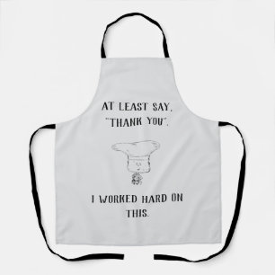 Thanks Cook Apron