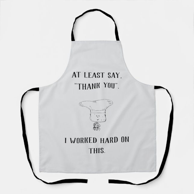 Thanks Cook Apron (Front)