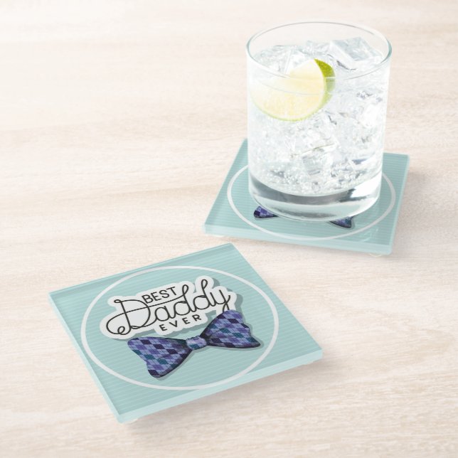 Thanks Dad For Being the Best Father Ever  Glass Coaster (Angled)