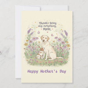thanks for being my everything mum invitation