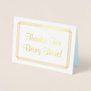 "Thanks For Being There!" Greeting Card