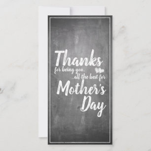 Thanks for being you! Mother's Day Chalkboard
