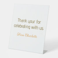 thanks for celebrating with us yellow black simple