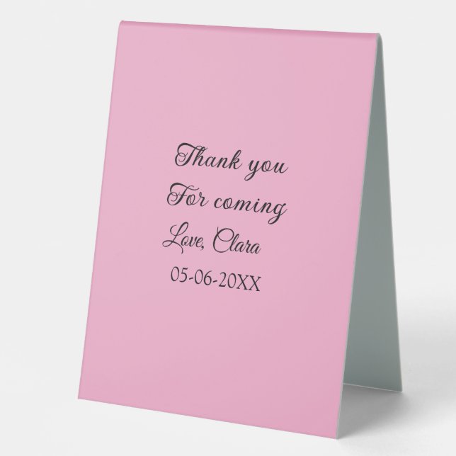thanks for coming add name text message  (Front)