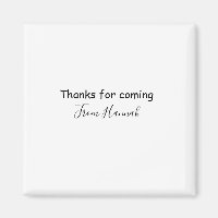 thanks for coming add name text message babyshower