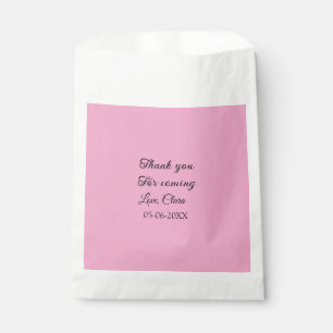 thanks for coming add name text message favour bags