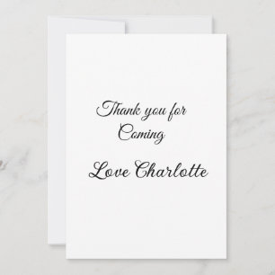 thanks for coming add name text message invitation