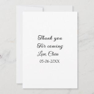 thanks for coming add name text message invitation