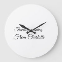 thanks for coming add name text message 