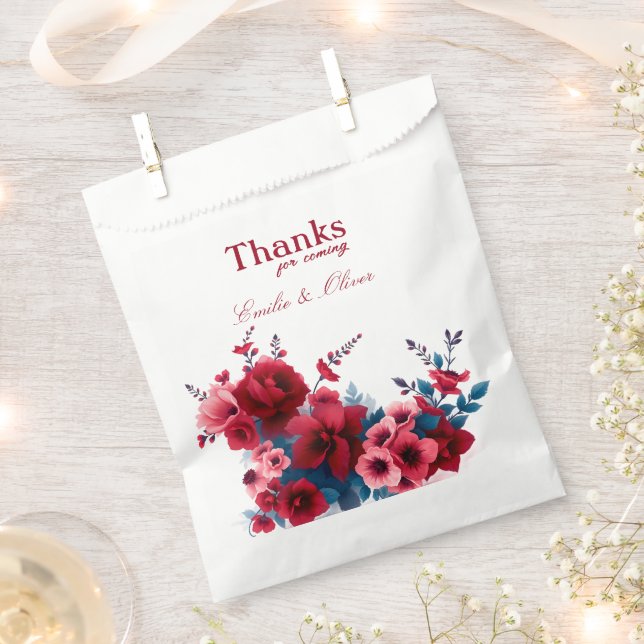 Thanks for coming and your name favour bags (Clipped)