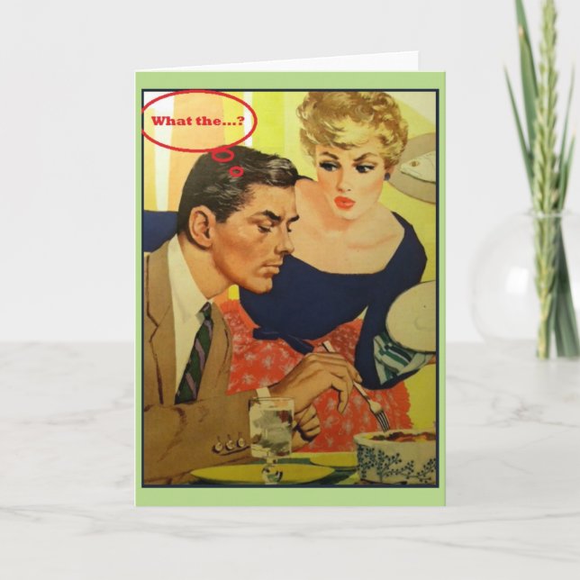 Thanks For "Cooking" Thank You Card (Front)