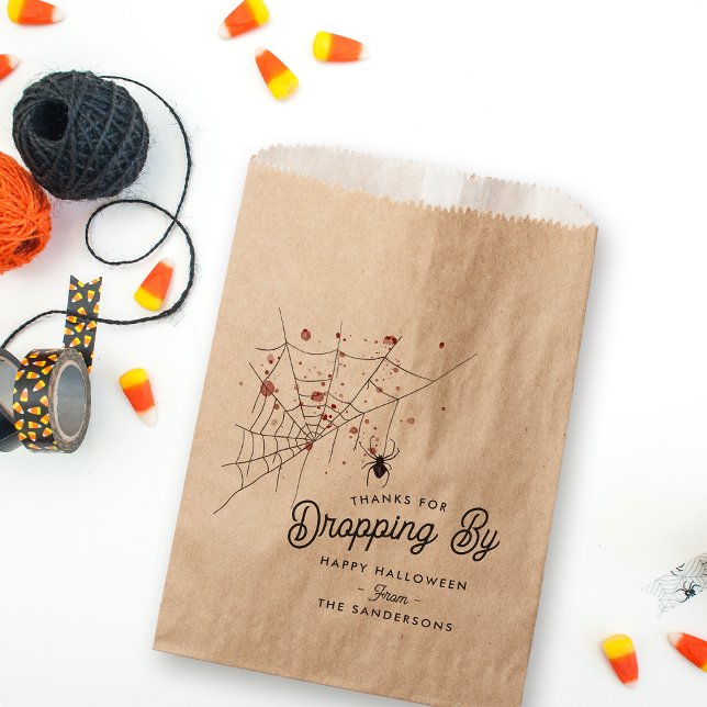 Thanks For Dropping By Halloween Party Favour Bags (Creator Uploaded)