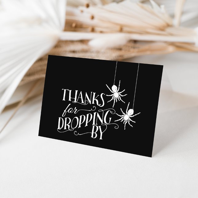 Thanks for Dropping By | Halloween Thank You Card (Creator Uploaded)