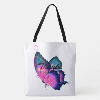 thanks for everything tote bag