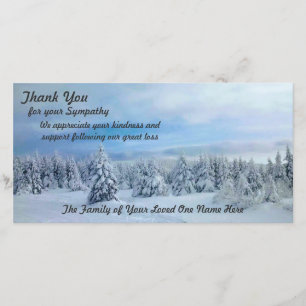 Thanks for Expressions of Sympathy Thank You Card
