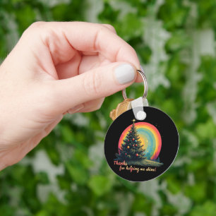 Thanks for Helping Me Shine Heartfelt Gratitude Key Ring