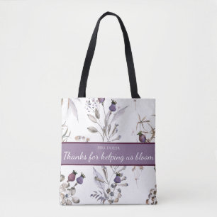 Thanks For Helping Us Bloom Teacher Tote Bag
