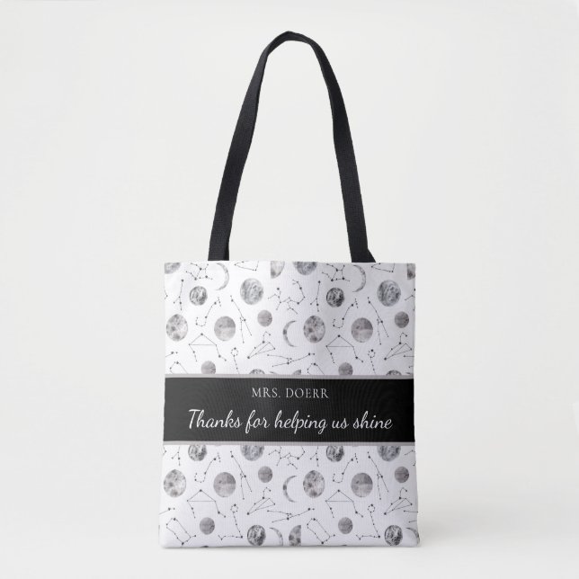 Thanks For Helping Us Shine Teacher Tote (Front)