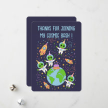 Thanks for Joining My Cosmic Birthday Bash – Space