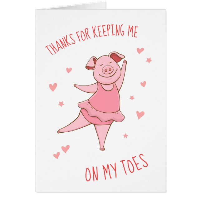 Thanks For Keeping Me On My Toes (Front)