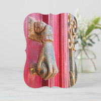Thanks For Lending A Hand!/Brass Hand Door Knocker