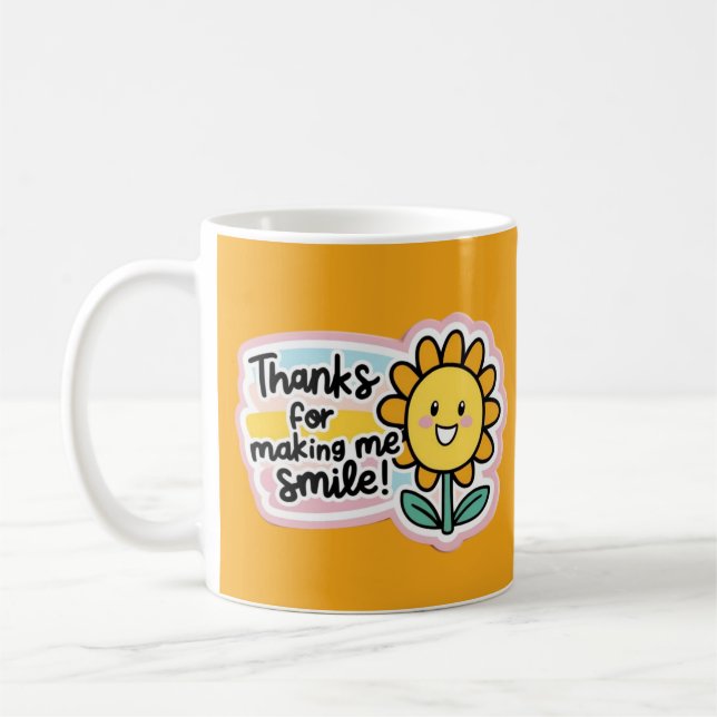 Thanks For Making Me Smile Mug (Left)