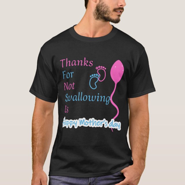 Thanks For Not Swallowing Us  T-Shirt (Front)