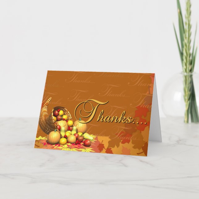 Thanks...for nothin! thank you card (Front)