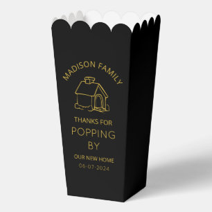  Thanks for Popping By Housewarming Party Popcorn Favour Box