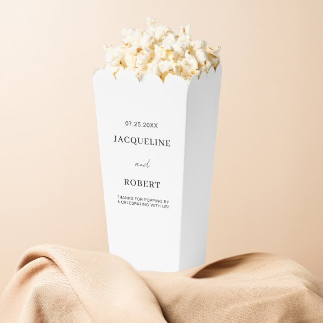 Thanks For Popping By Party Favour Modern Wedding Favour Box (Creator Uploaded)