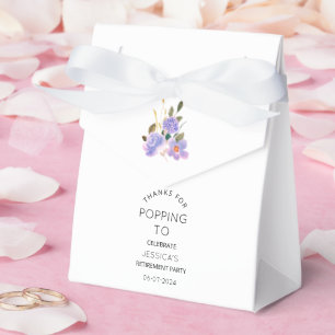 Thanks for Popping By Retirement Party Favour Box