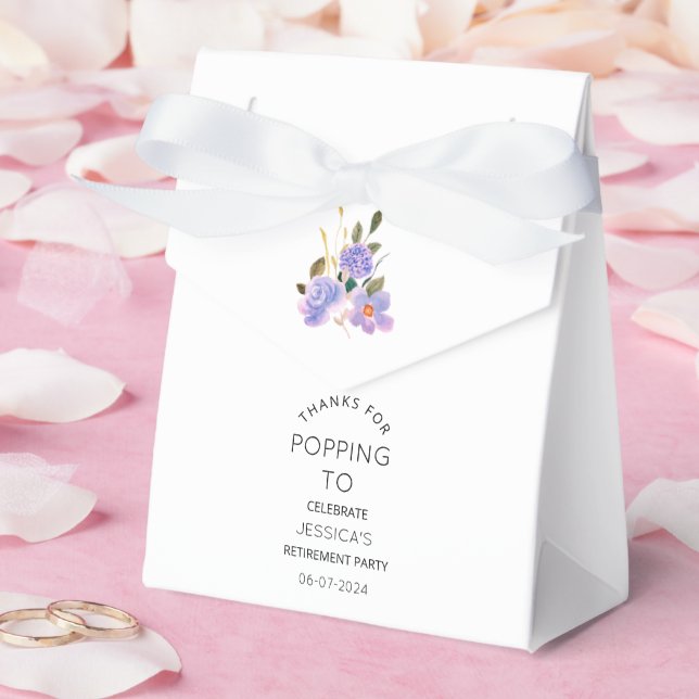  Thanks for Popping By Retirement Party  Favour Box (Wedding)