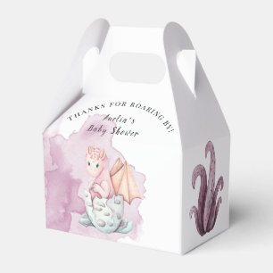 Thanks For Roaring By! Dragon Baby Shower Favour Box