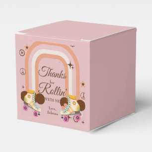 Thanks for Rollin' With Me Roller Skate Birthday Favour Box