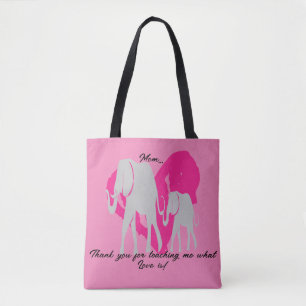 Thanks for teaching me what Love is Tote Bag