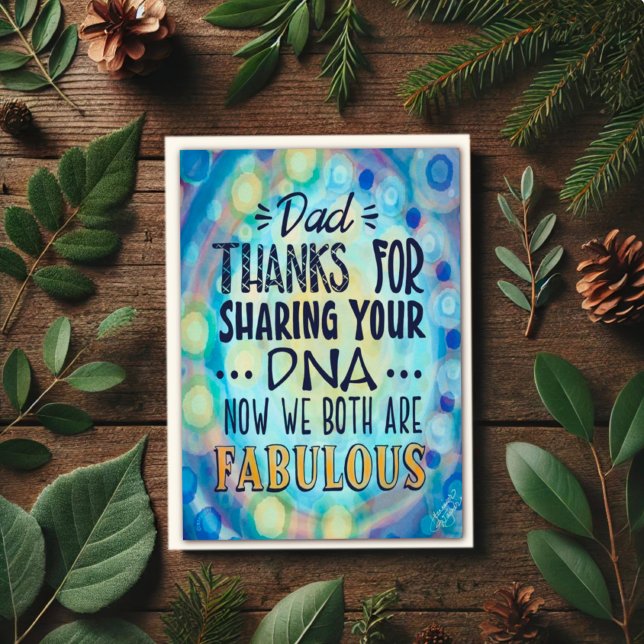 “Thanks for the DNA Dad!” Inspirivity Card (Creator Uploaded)