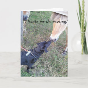 Thanks for the Meeting Thank You Card