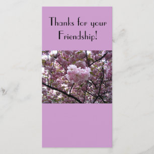 Thanks for your Friendship photo Card