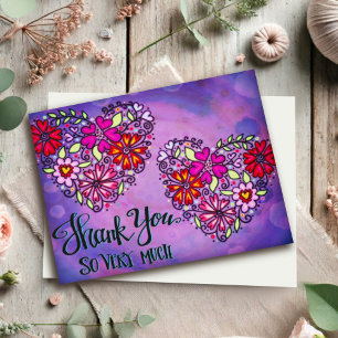 Thanks From the Bottom of my Heart Card
