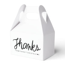 Thanks gable box favour box