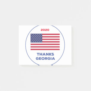 Thanks Georgia 2020 Election Post-it Notes