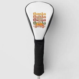 Thanks Giving Cross Pumpkin Golf Head Cover