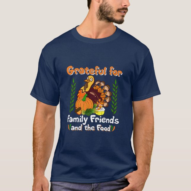 Thanks giving day premium vector design T-Shirt (Front)