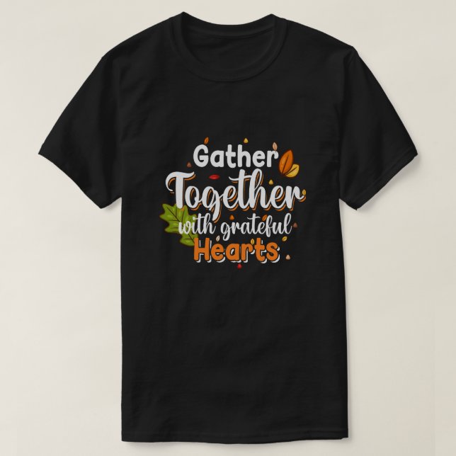 Thanks giving day premium vector design T-Shirt (Design Front)