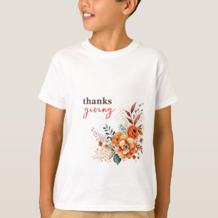 thanks giving floral T-Shirt